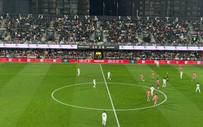 Limpieza Estadio Cartagonova partido Real Madrid Copa del Rey