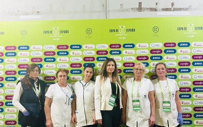 Limpieza en Palacio de Deportes Cartagena Copa de España Futbol Sala 23/04/2024